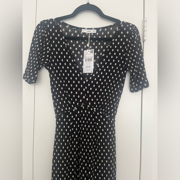 XS Mango Polka dot Dress NWT - Picture 2 of 3